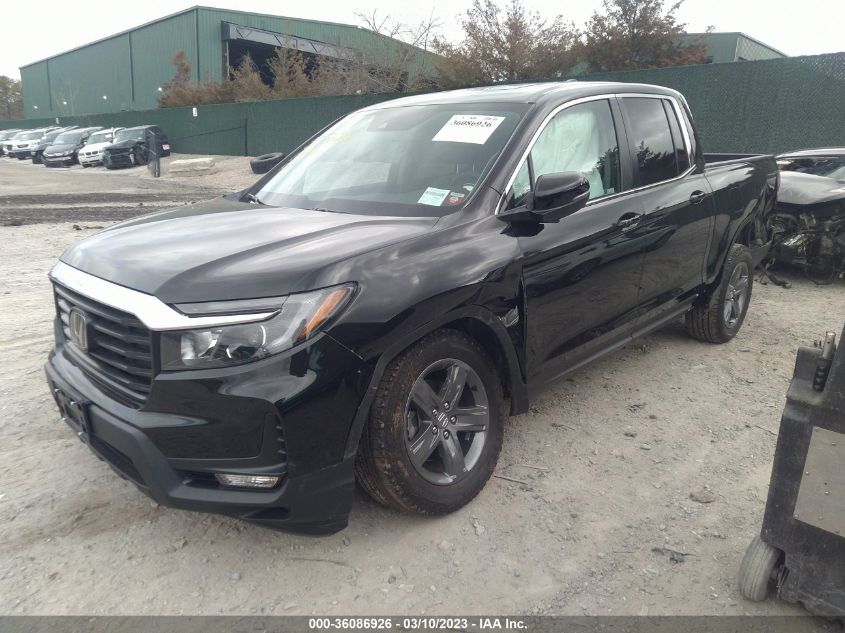 2023 HONDA RIDGELINE RTL VIN: 5FPYK3F59PB016833