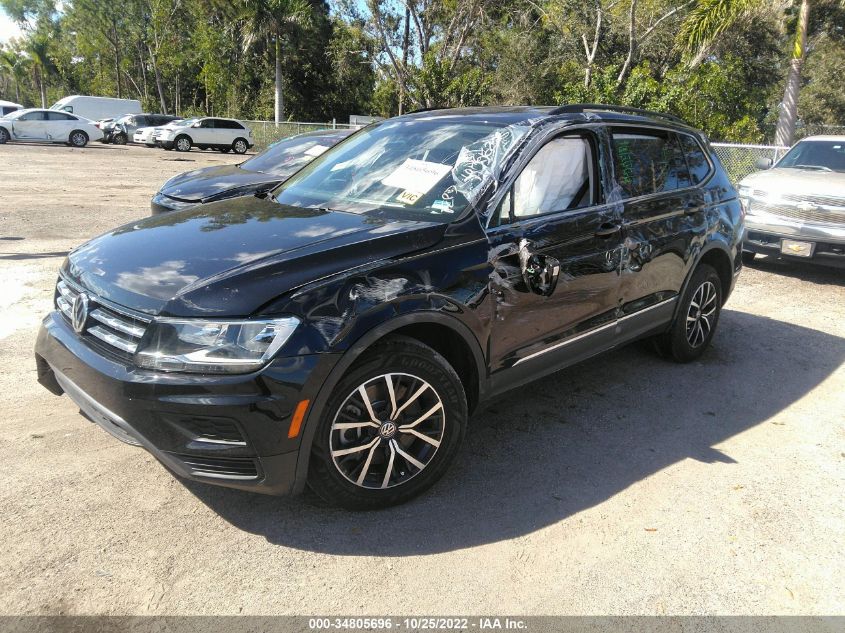 2021 VOLKSWAGEN TIGUAN SE/SE R-LINE BLACK/SEL VIN: 3VV3B7AX1MM056206