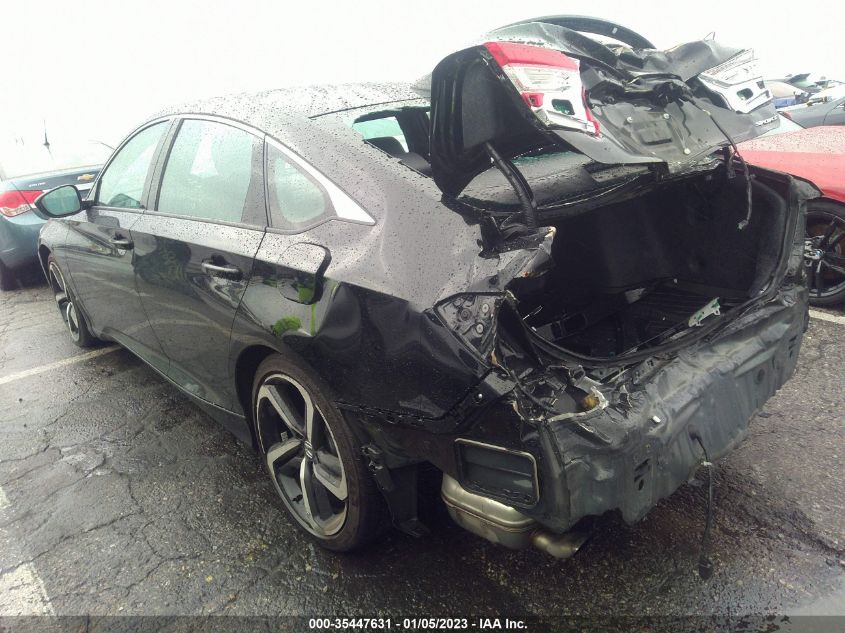 2022 HONDA ACCORD SEDAN SPORT VIN: 1HGCV1F30NA048591