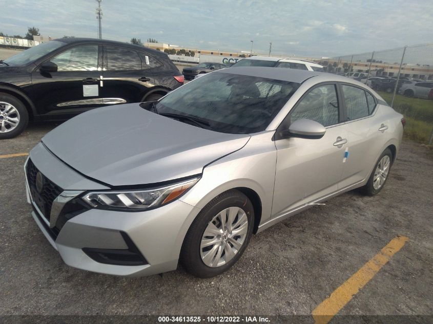 2022 NISSAN SENTRA S VIN: 3N1AB8BV5NY293089