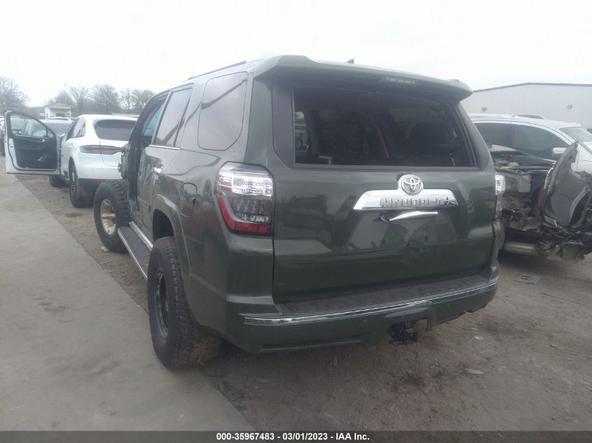 2022 TOYOTA 4RUNNER LIMITED VIN: JTEKU5JR8N6022061