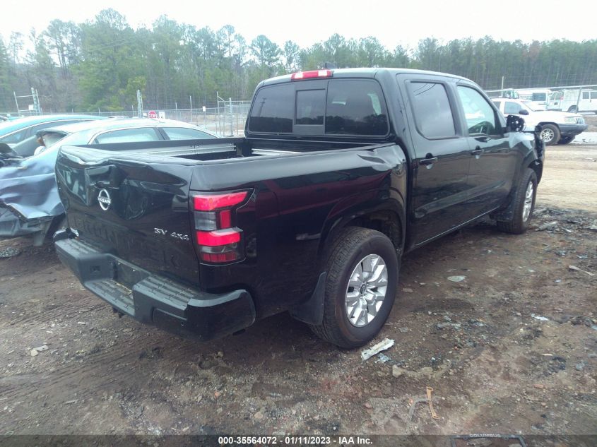 2022 NISSAN FRONTIER SV VIN: 1N6ED1EK3NN630936