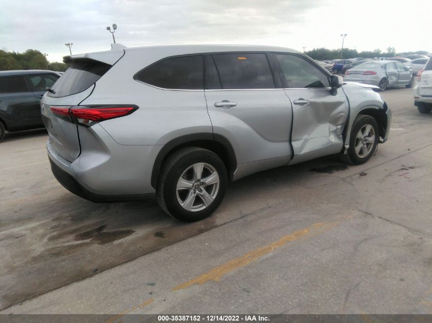2021 TOYOTA HIGHLANDER L VIN: 5TDCZRAH2MS522191
