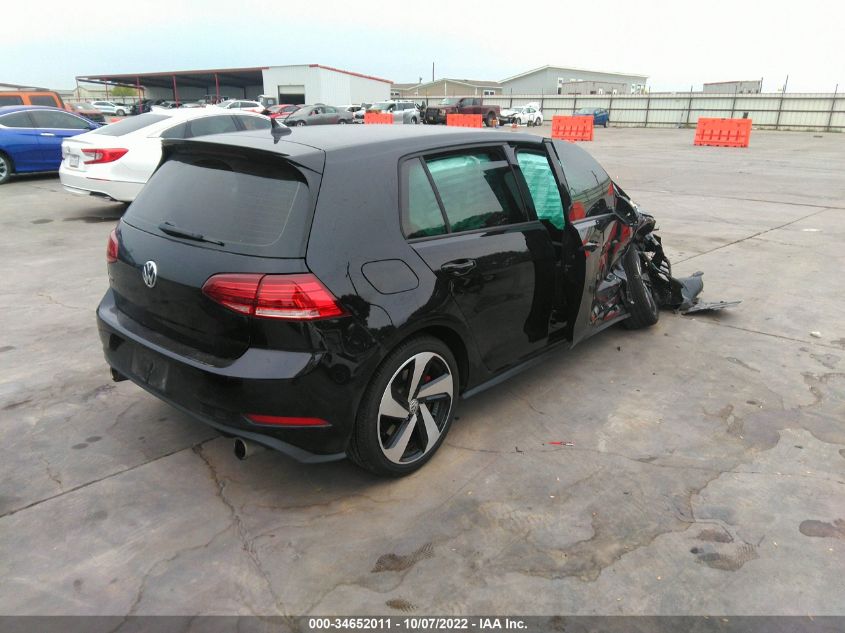 2021 VOLKSWAGEN GOLF GTI S/SE/AUTOBAHN VIN: 3VW6T7AU9MM009646