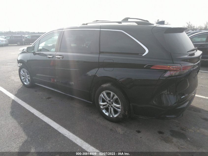 2022 TOYOTA SIENNA XSE VIN: 5TDDSKFC8NS042719