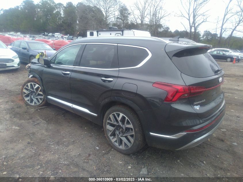 2022 HYUNDAI SANTA FE CALLIGRAPHY VIN: 5NMS54ALXNH413836
