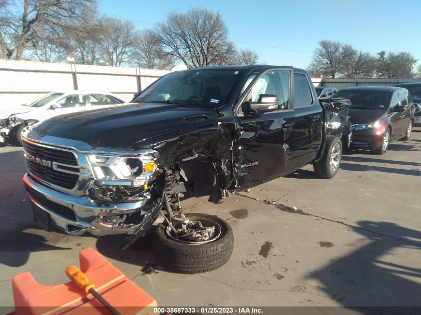 2021 RAM 1500 LONE STAR VIN: 1C6RREFT7MN575627
