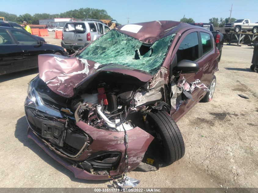 2021 CHEVROLET SPARK LS VIN: KL8CB6SA9MC700533