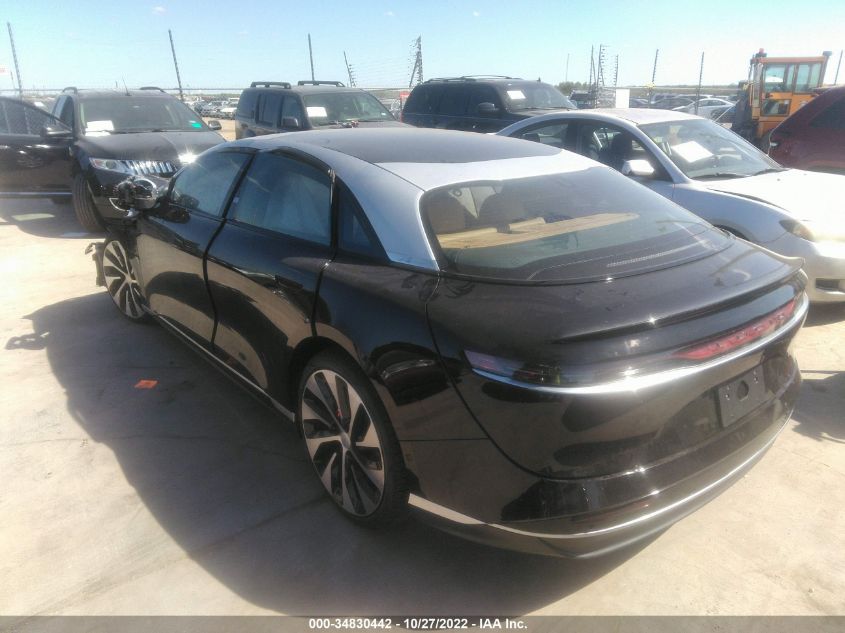 2022 LUCID AIR GRAND TOURING VIN: 50EA1GBAXNA002559