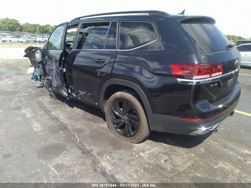 2022 VOLKSWAGEN ATLAS 3.6L V6 SE W/TECHNOLOGY VIN: 1V2JR2CA8NC563327