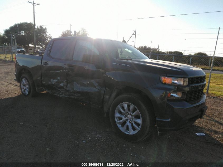 2021 CHEVROLET SILVERADO 1500 CUSTOM VIN: 1GCPWBEK5MZ374429