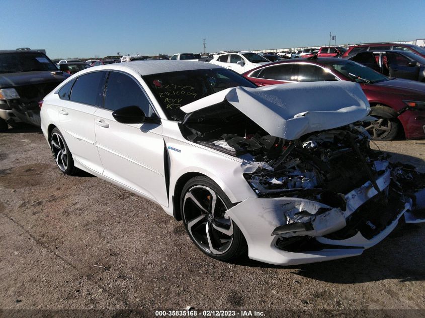 2022 HONDA ACCORD HYBRID SPORT VIN: 1HGCV3F26NA032169