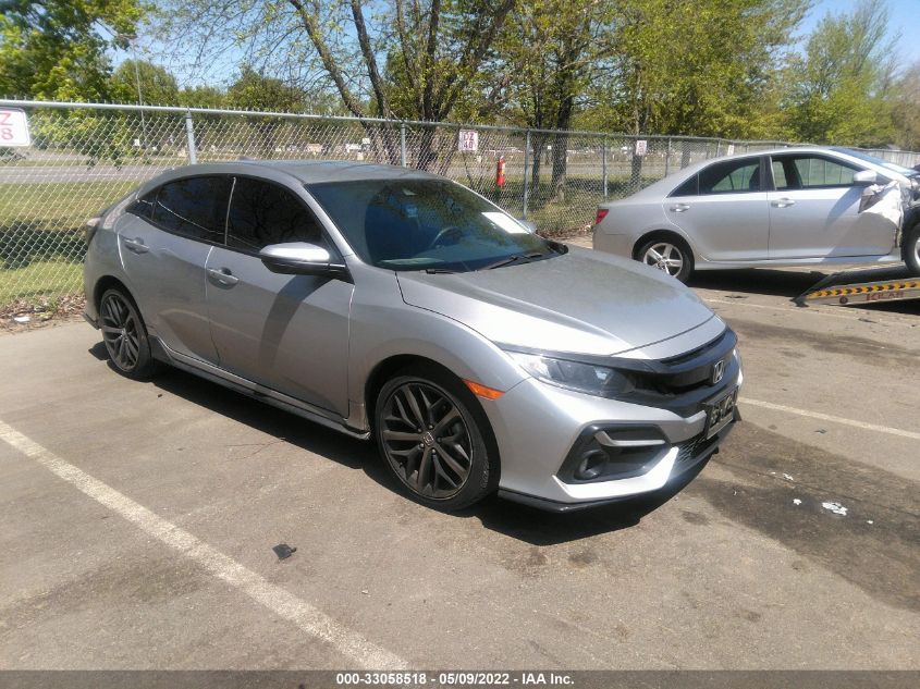 2021 HONDA CIVIC HATCHBACK SPORT VIN: SHHFK7H45MU411727