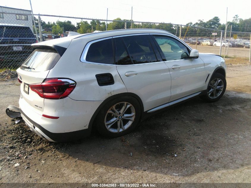 2021 BMW X3 XDRIVE30I VIN: 5UXTY5C01M9E27401