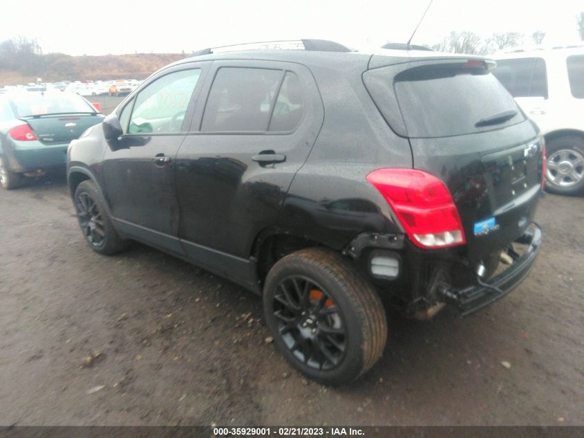 2022 CHEVROLET TRAX LT VIN: KL7CJPSM3NB526022