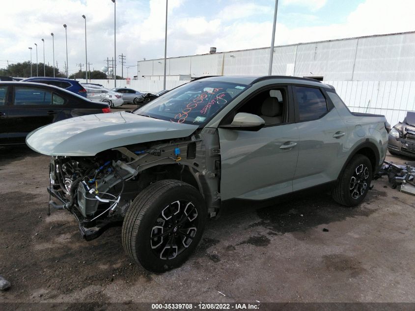 2022 HYUNDAI SANTA CRUZ SEL PREMIUM VIN: 5NTJDDAF8NH024335