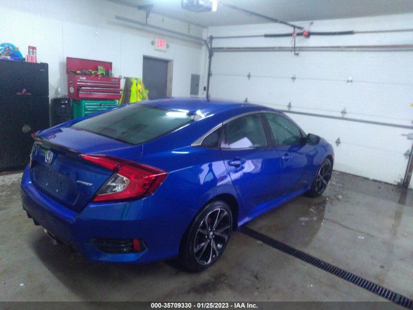2021 HONDA CIVIC SEDAN SPORT VIN: 2HGFC2F89MH558071