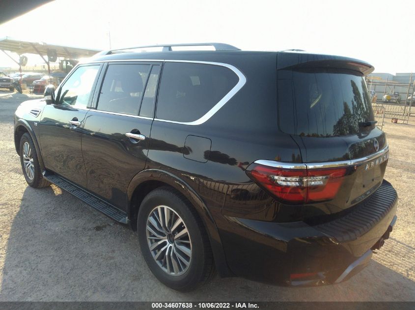 2021 NISSAN ARMADA SL VIN: JN8AY2BA1M9371558