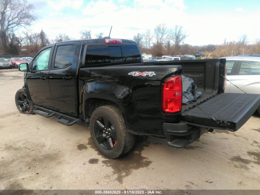 2021 CHEVROLET COLORADO 4WD LT VIN: 1GCPTCE10M1234874
