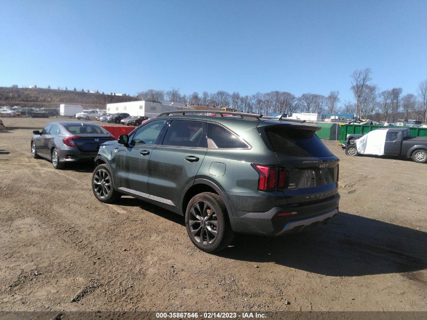 2022 KIA SORENTO X-LINE EX VIN: 5XYRHDLF5NG097804