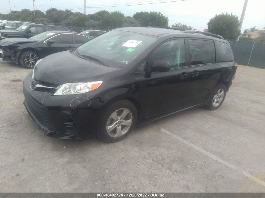 2020 TOYOTA SIENNA LE VIN: 5TDKZ3DC7LS057463
