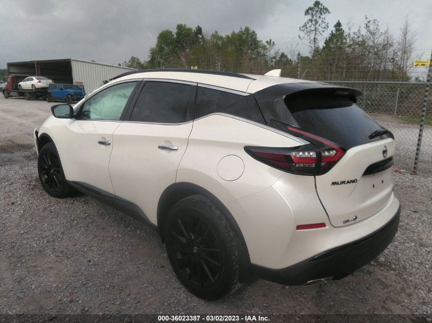 2022 NISSAN MURANO SV VIN: 5N1AZ2BJ6NC129633