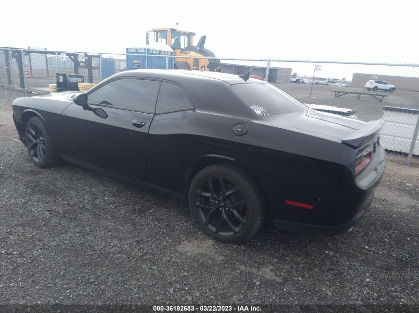 2022 DODGE CHALLENGER SXT VIN: 2C3CDZAG3NH155926
