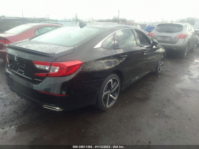 2022 HONDA ACCORD SEDAN SPORT VIN: 1HGCV1F33NA117662