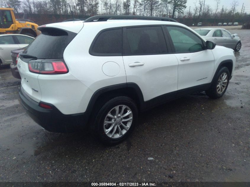 2022 JEEP CHEROKEE LATITUDE LUX VIN: 1C4PJMMX8ND546605