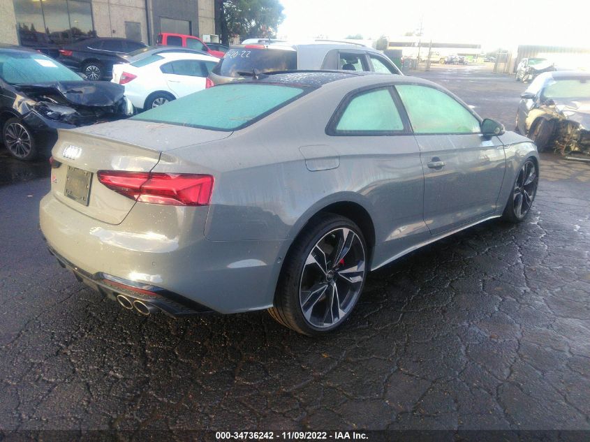 2021 AUDI S5 COUPE PRESTIGE VIN: WAUR4AF51MA048057
