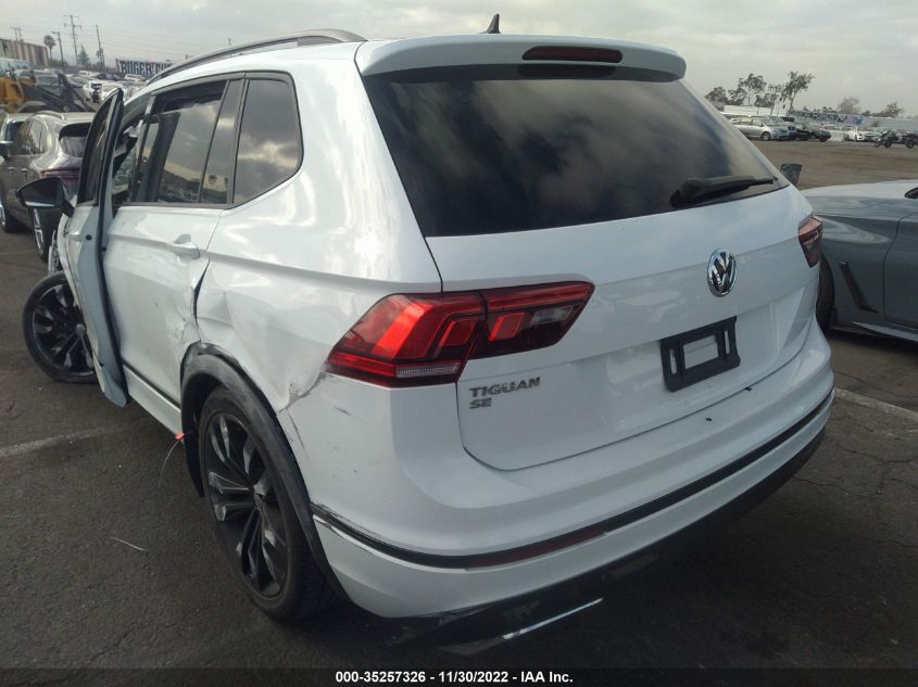 2021 VOLKSWAGEN TIGUAN SE/SE R-LINE BLACK/SEL VIN: 3VV3B7AX1MM018832