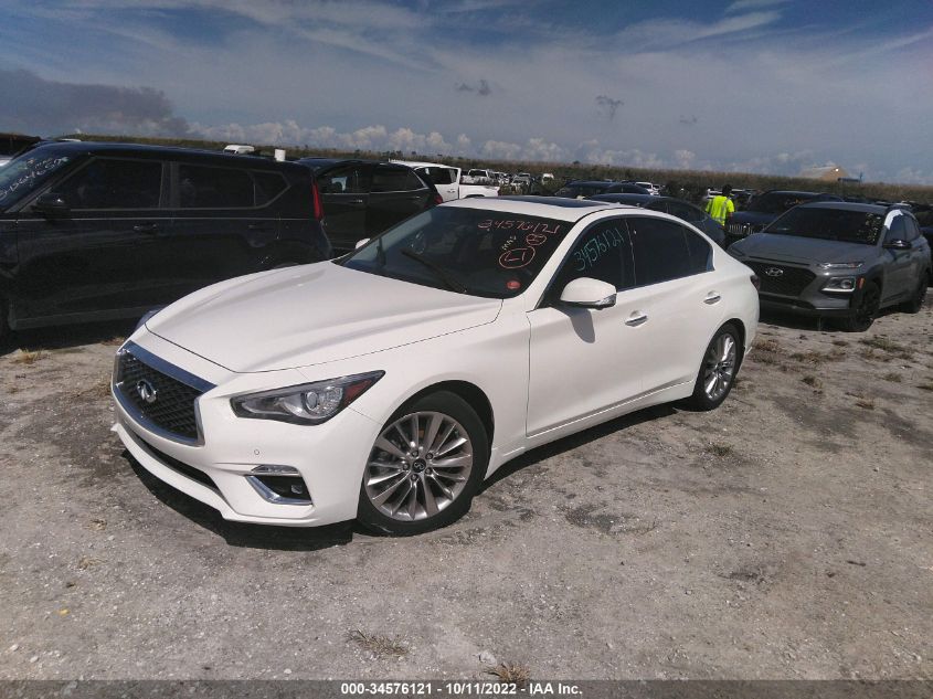 2021 INFINITI Q50 3.0T LUXE VIN: JN1EV7BP4MM704004