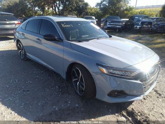 2022 HONDA ACCORD SEDAN SPORT VIN: 1HGCV2F35NA004673