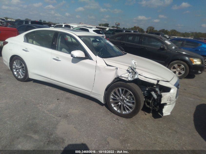 2021 INFINITI Q50 3.0T LUXE VIN: JN1EV7BP7MM700402