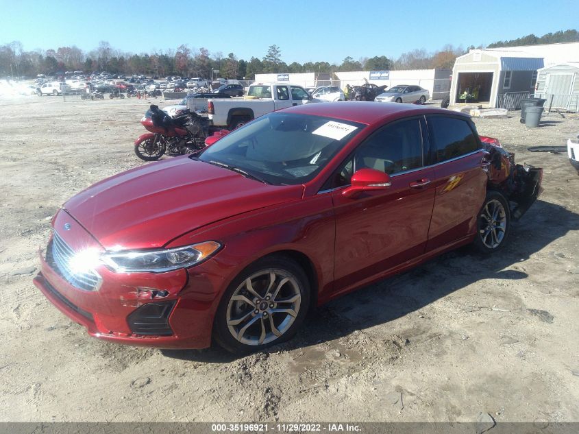 2020 FORD FUSION SEL VIN: 3FA6P0CD3LR104321