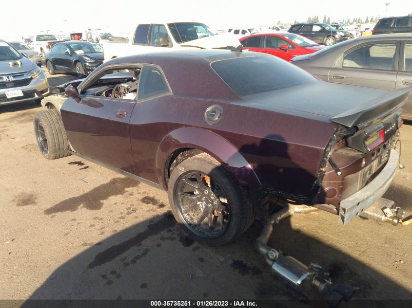 2021 DODGE CHALLENGER SRT HELLCAT REDEYE VIN: 2C3CDZL97MH618289