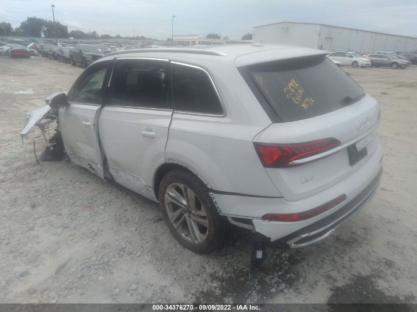 2021 AUDI Q7 PREMIUM PLUS VIN: WA1LXAF77MD012898