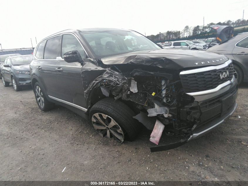 2022 KIA TELLURIDE EX VIN: 5XYP3DHC9NG277324