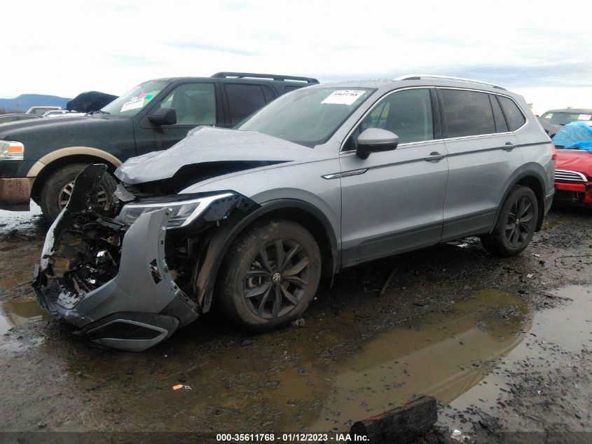 2022 VOLKSWAGEN TIGUAN SE VIN: 3VV2B7AX8NM059326