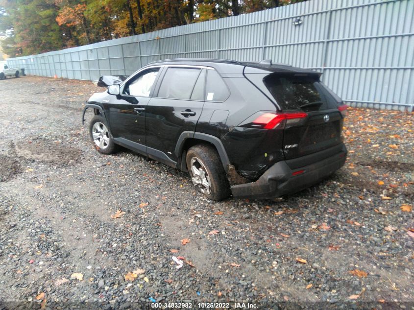 2021 TOYOTA RAV4 HYBRID XLE VIN: 4T3RWRFV5MU046129
