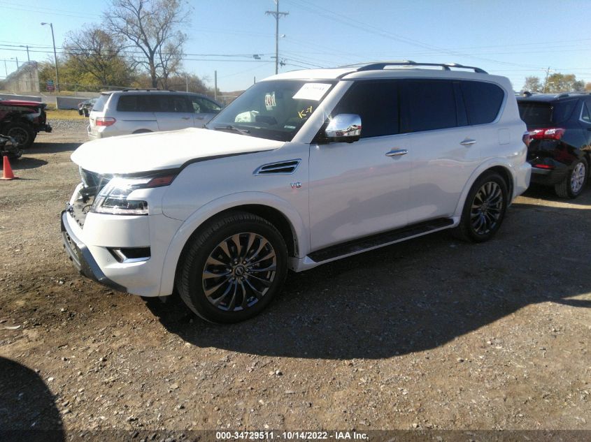 2021 NISSAN ARMADA PLATINUM VIN: JN8AY2DA9M9374401