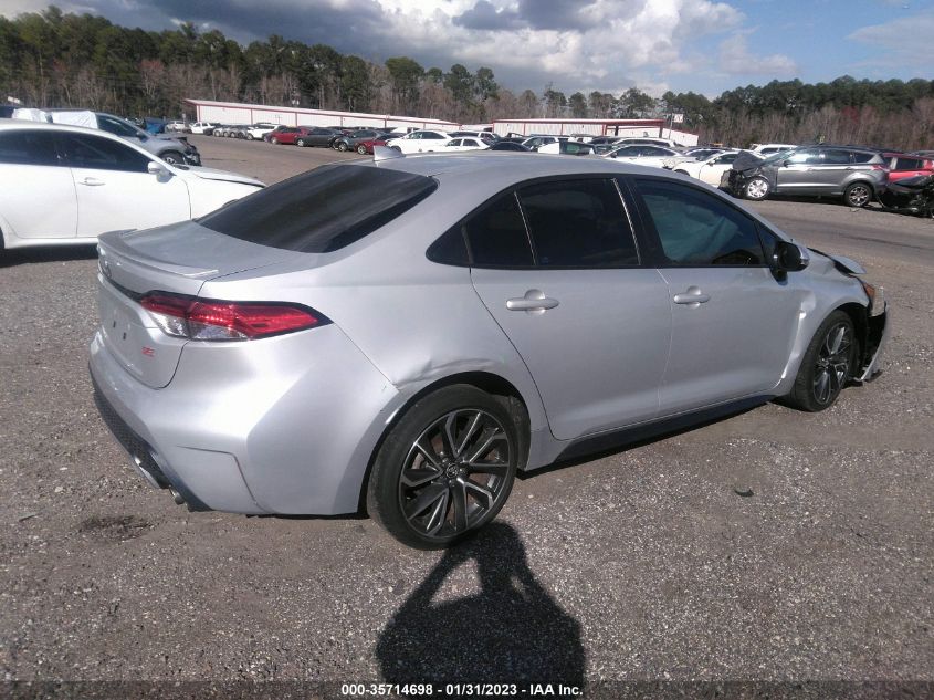 2022 TOYOTA COROLLA SE/SE NIGHTSHADE/APEX SE VIN: 5YFS4MCE5NP105562