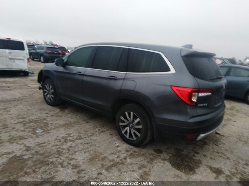 2021 HONDA PILOT EX-L VIN: 5FNYF5H59MB030930