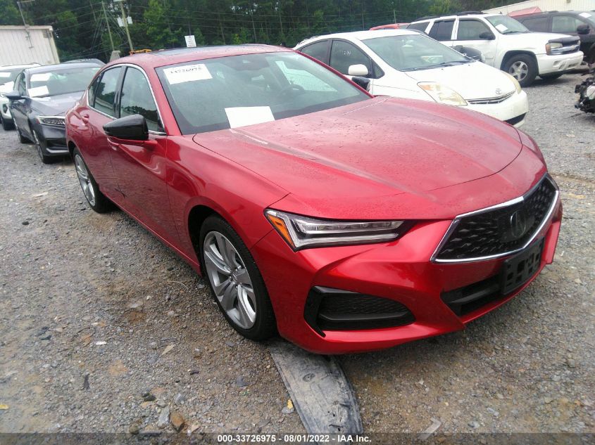 2021 ACURA TLX W/TECHNOLOGY PACKAGE VIN: 19UUB5F43MA013541
