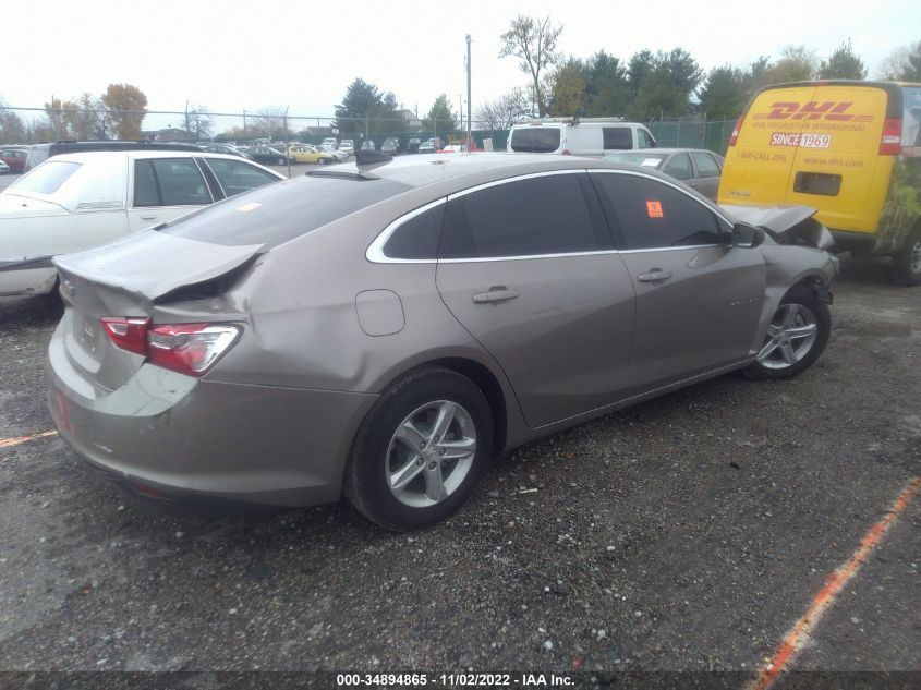 2022 CHEVROLET MALIBU LS VIN: 1G1ZB5STXNF192059