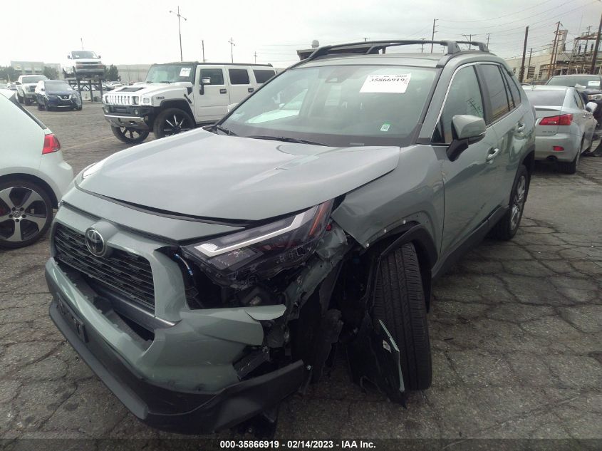 2022 TOYOTA RAV4 XLE PREMIUM VIN: 2T3C1RFV0NW237950