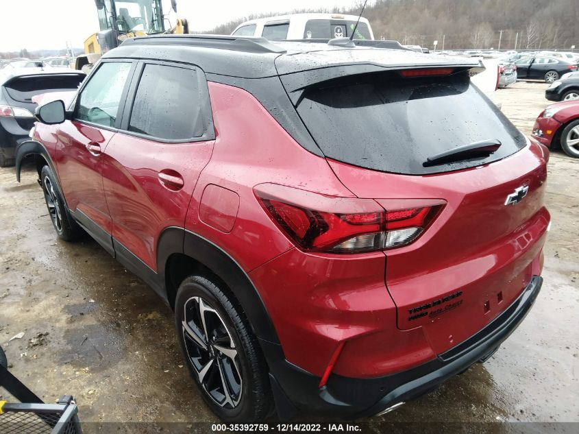 2021 CHEVROLET TRAILBLAZER RS VIN: KL79MUSL8MB144218