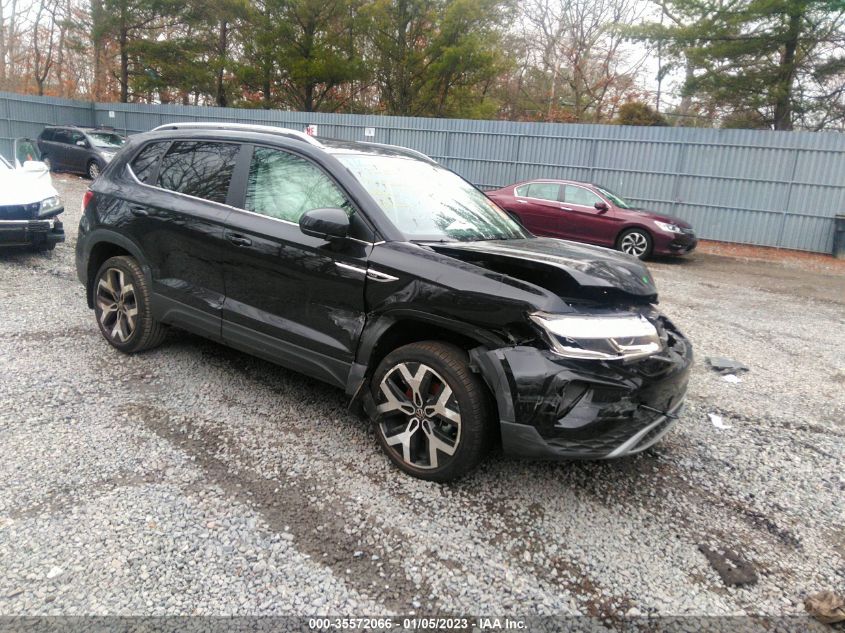 2022 VOLKSWAGEN TAOS SEL VIN: 3VV2X7B23NM052255