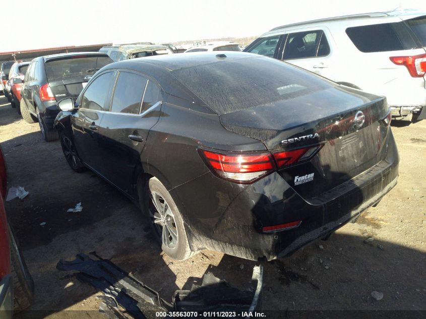 2022 NISSAN SENTRA SV VIN: 3N1AB8CV0NY295847