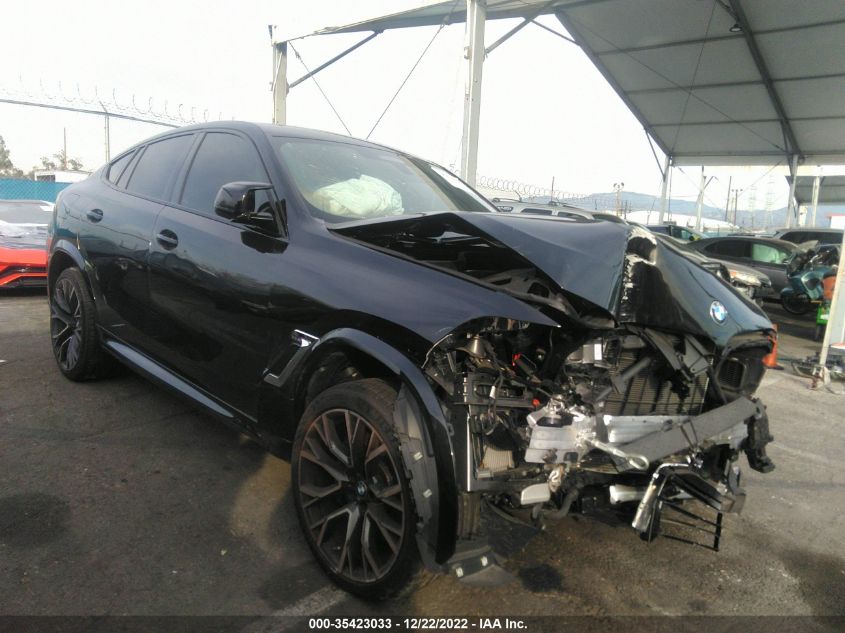 2022 BMW X6 M VIN: 5YMCY0C05N9J99154